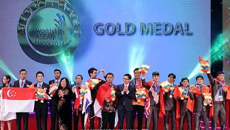Concluye con éxito Competencias de Habilidad Vocacional de ASEAN 2014