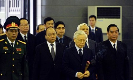 Acto de fúnebre al ex primer ministro Nguyen Cong Tan 