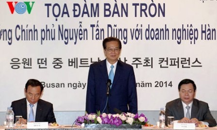 Intensas actividades del primer ministro Nguyen Tan Dung en Corea del Sur