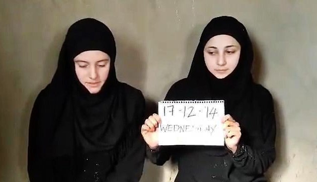 Dos jóvenes italianas secuestradas en Siria piden ayuda del Gobierno en un vídeo