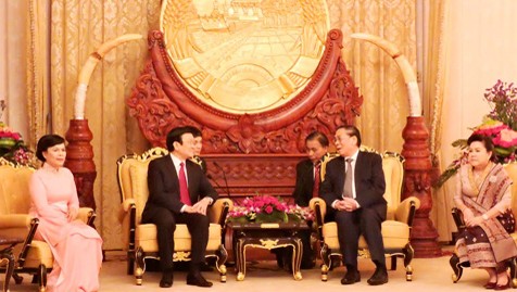 Encomian en Laos visita del presidente de Vietnam