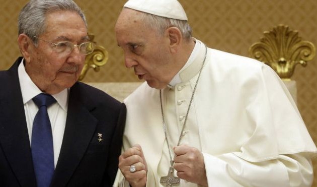 Se reúne presidente cubano con el Papa Francisco
