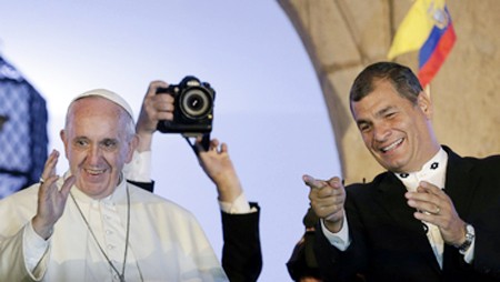 Visita papa Francisco a Ecuador 