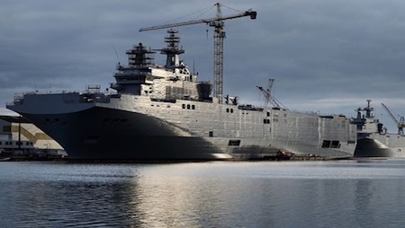 Cancelan Francia y Rusia contrato de comprar dos portaaviones de Mistral