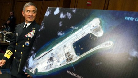 Estados Unidos patrulla cerca de islas artificiales ilegítimas de China en Mar Oriental