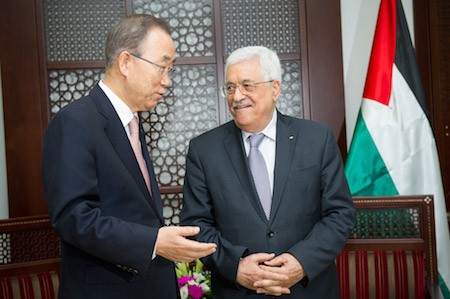 Presidente palestino llama a la protección de la ONU 