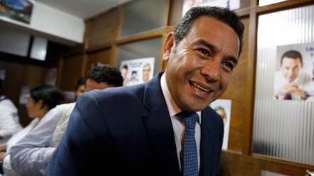 El conservador Jimmy Morales, nuevo presidente de Guatemala
