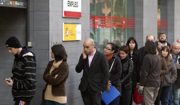 Cuatro millones de desempleados en España 