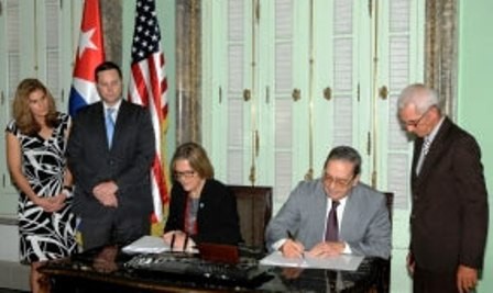 Cuba y Estados Unidos firman memorando de protección ambiental