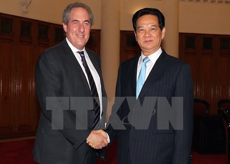 Premier vietnamita se reúne con el representante de Comercio de Estados Unidos