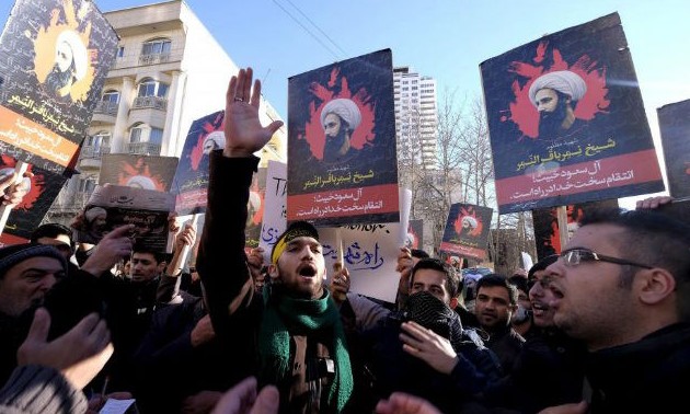 Protestan en Irán contra ejecución de clérigo islámista