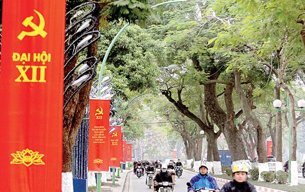 Prepara Hanoi diversas actividades en saludo el XII Congreso nacional del Partido Comunista
