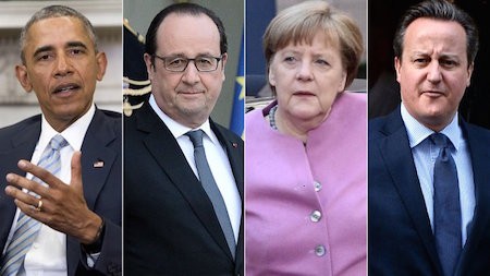 Líderes occidentales instan a parar bombardeos a civiles en Siria