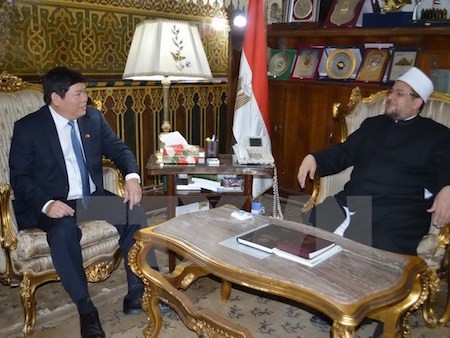 Delegación del Comité para los Asuntos Religiosos del Gobierno de Vietnam visita Egipto 