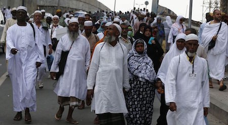 Millones de musulmanes empezaron peregrinación a La Meca