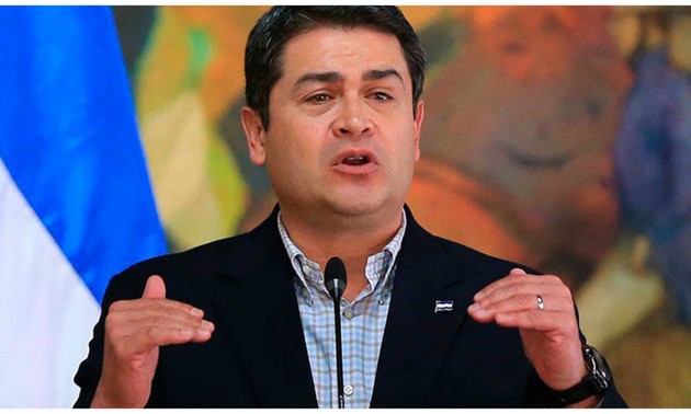 Presidente de Honduras, Juan Orlando Hernández busca la reelección 