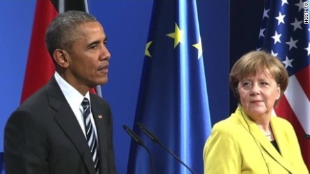 Obama y Merkel hacen hincapié en los beneficios del acuerdo comercial entre la UE y Estados Unidos