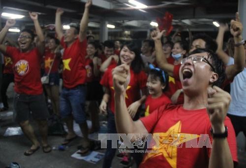 Equipo vietnamita logra primer triunfo ante Myanmar en Campeonato de fútbol regional