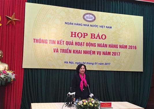 Exponen labor del Banco Estatal de Vietnam en 2016 y para 2017