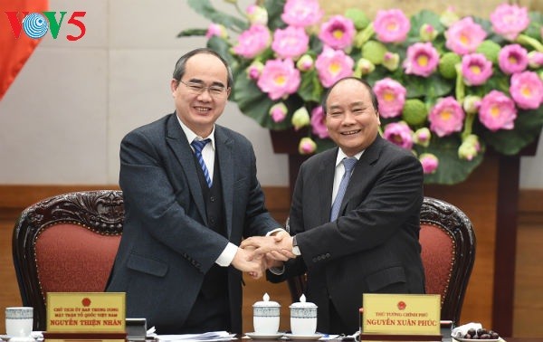 Gobierno y Frente de la Patria de Vietnam acuerdan afianzar coordinación 