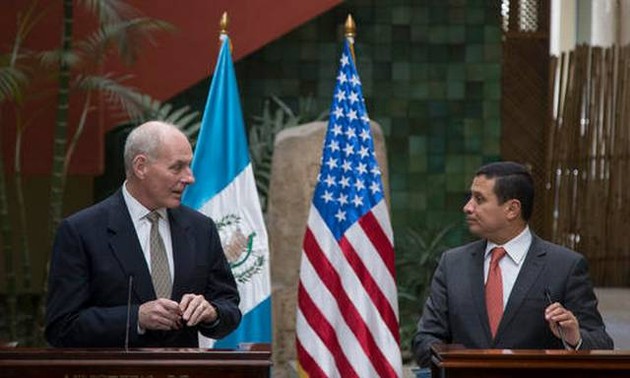 Secretario de Seguridad Nacional de Estados Unidos en gira por Guatemala y México