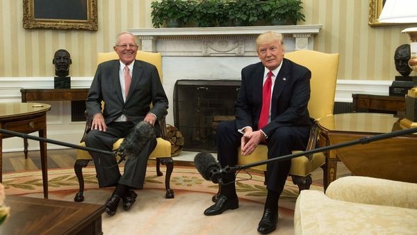 Presidente peruano Kuczynski se reúne con Trump en la Casa Blanca