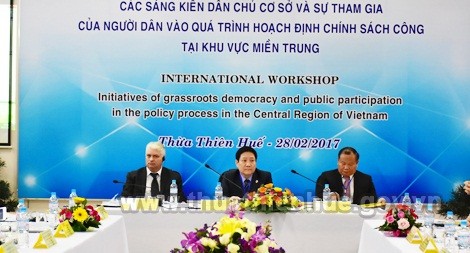 Promueven participación de civiles en construcción de políticas en región central vietnamita