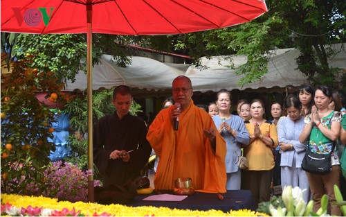 Budistas vietnamitas en Tailandia visitan su Patria