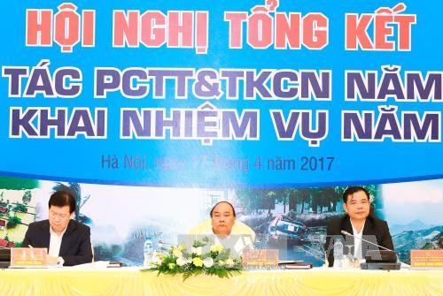 Piden participación de sociedad vietnamita en prevención y lucha contra desastres naturales
