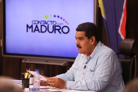 Presidente venezolano insiste en conversaciones con la oposición