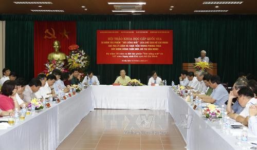 Colloque sur les 70 ans de l’œuvre « une nouvelle vie » du président Ho Chi Minh