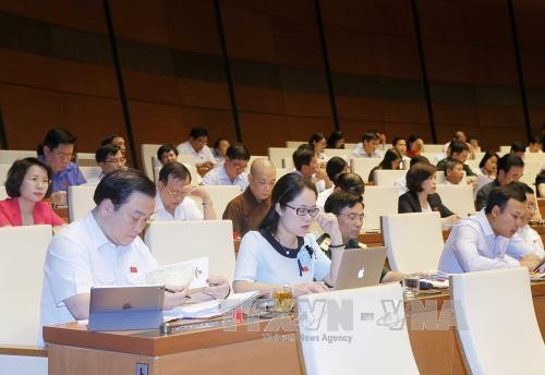 Diputados vietnamitas siguen aportando opiniones sobre proyectos de leyes