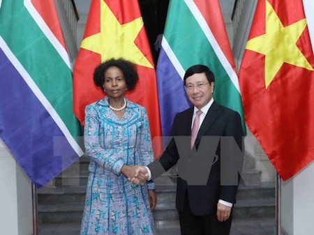 Vietnam y Sudáfrica vigorizan sus nexos