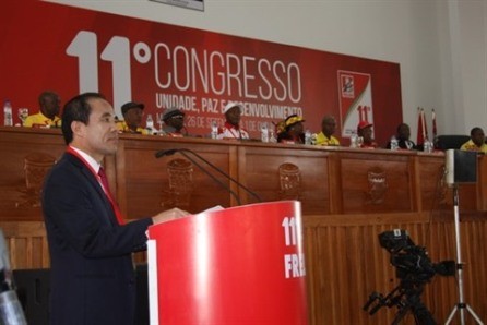 Delegación del PCV asiste al congreso del Partido de FRELIMO en Mozambique 