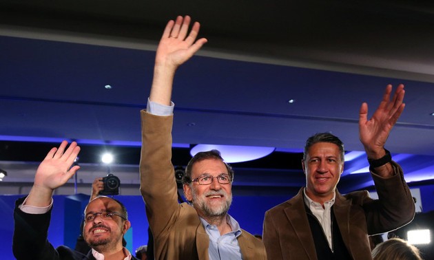 Rajoy presenta en Cataluña la candidatura de miembro del Partido Popular para elecciones autonómicas
