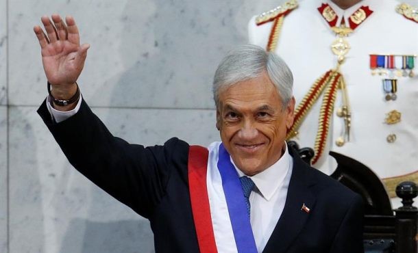 Investado Sebastián Piñera como presidente de Chile