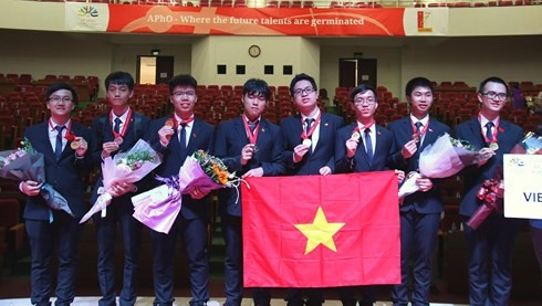 Vietnam gana cuatro medallas de oro en Olimpiada Asiática de Física 2018