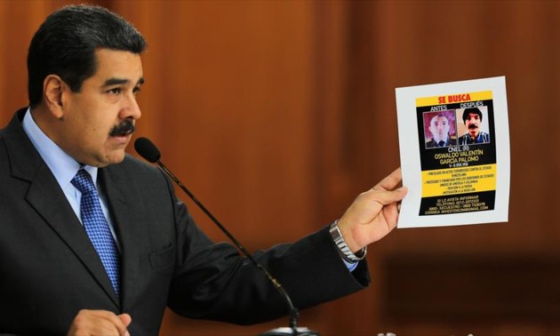Presidente venezolano presenta pruebas del ataque frustrado en su contra