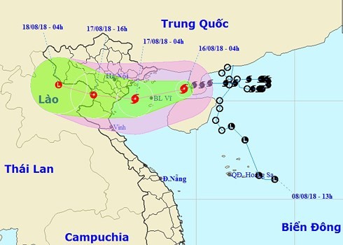 Vietnam se prepara ante la llegada de la tormenta tropical Bebinca