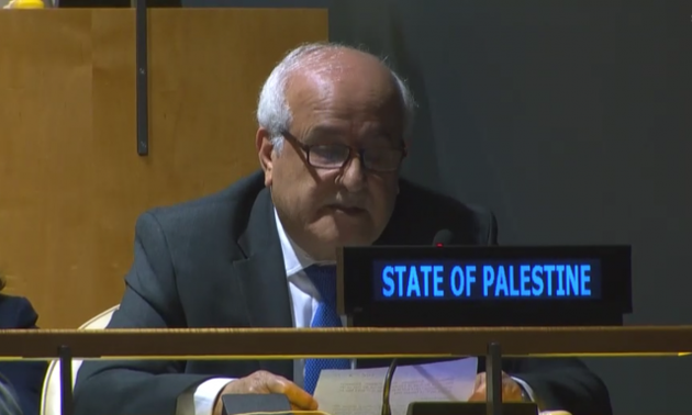 Palestina será presidente provisional del Grupo de países en vías de desarrollo de la ONU