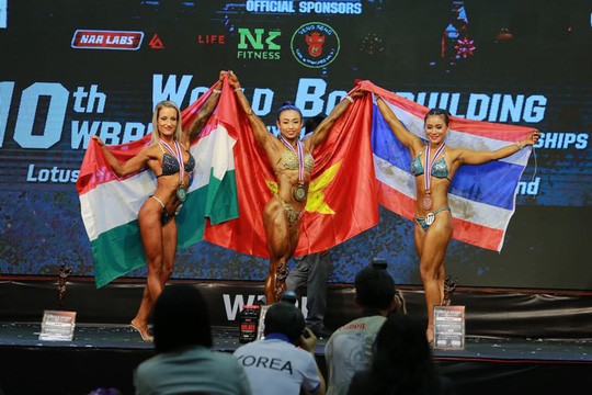 Vietnamitas consiguen tres oros en Campeonato Mundial de Fitness y Culturismo
