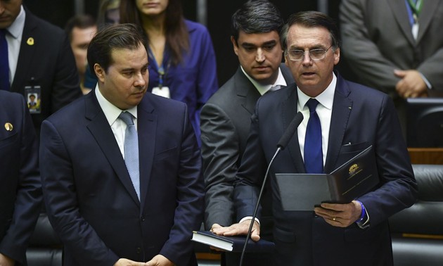 Jair Bolsonaro se juramenta como nuevo presidente de Brasil