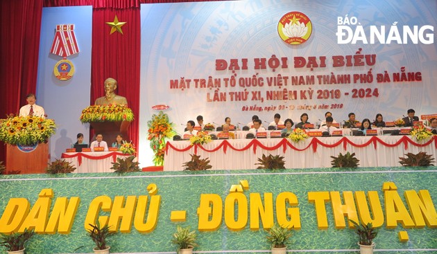Celebran XI Congreso del Frente de la Patria de Vietnam en Da Nang