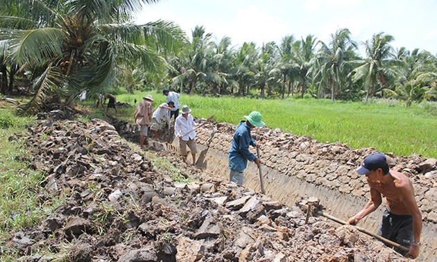 Agricultores en el Delta del Mekong cambian su forma de cultivo para adaptarse al cambio climático