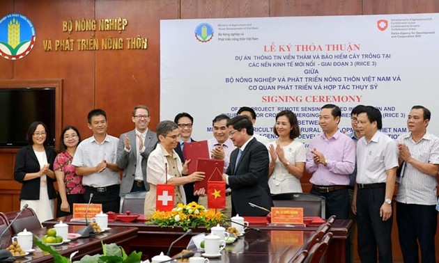 Suiza apoya a Vietnam en la aplicación de la teledetección en la agricultura