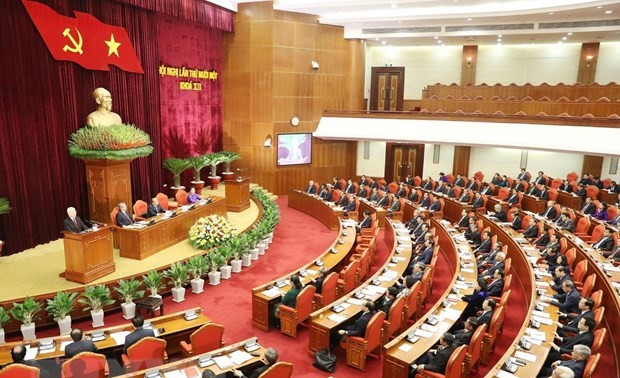 Continúa agenda del XI Pleno del Comité Central del Partido Comunista de Vietnam