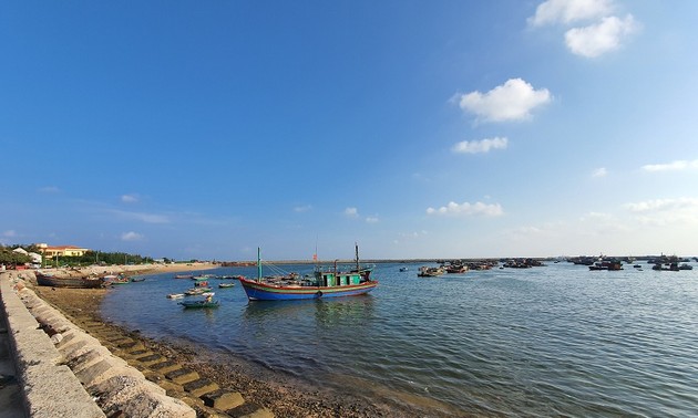 Isla de Bach Long Vy por dinamizar la logística pesquera