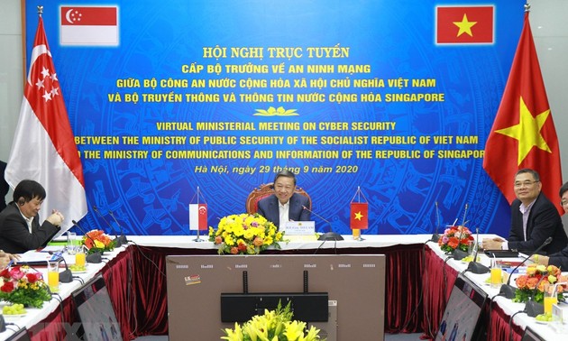 Vietnam y Singapur por fortalecer la cooperación en ciberseguridad