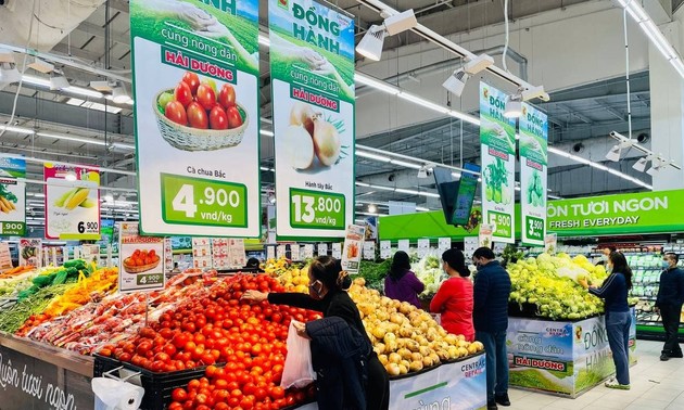 Hai Duong elimina las dificultades de consumo de productos agrícolas en medio de la pandemia