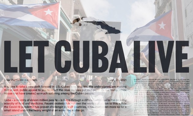“Let Cuba Live!”: Cientos de personalidades piden a Biden poner fin al embargo